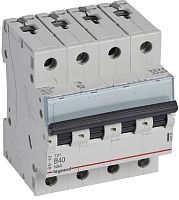 Выключатель автоматический Legrand TX3 6000 4п 40А B 10кА картинка